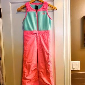 North Face Fleece Snow Bibs